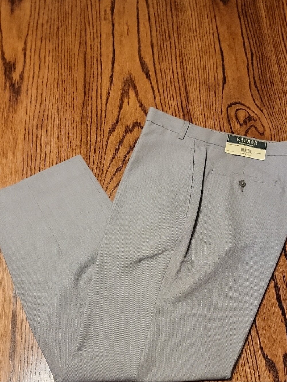 Lauren Ralph Lauren Men's Light Gray Dress Pants